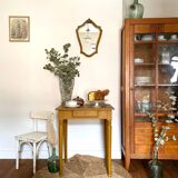 Old wooden side table