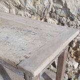 Bench, wooden banquette