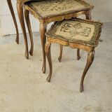 Vintage Venetian nesting table