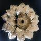 Masca golden flower applique