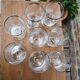 8 verres à pied vintages