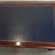 Antique English library table / writing table / desk from the 19th century