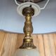 Vintage lamp base in onyx and brass