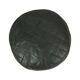 Pouf rond vintage patchwork simili cuir 49 cm