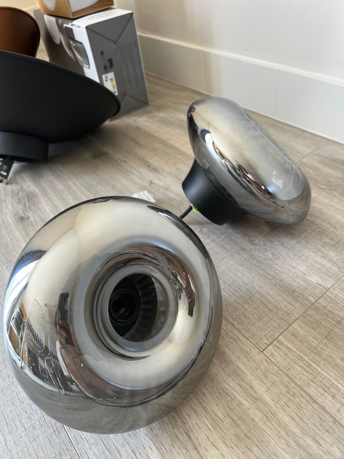 2 wall lights Petite Grace Element Lighting