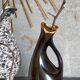 Soliflore vintage céramique forme libre