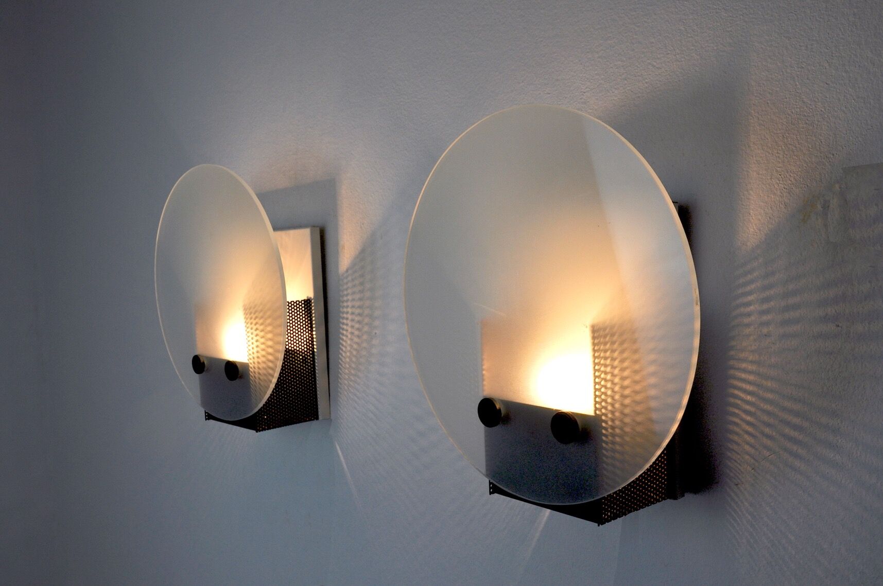 Pair of wall lamps, Spain, 1970