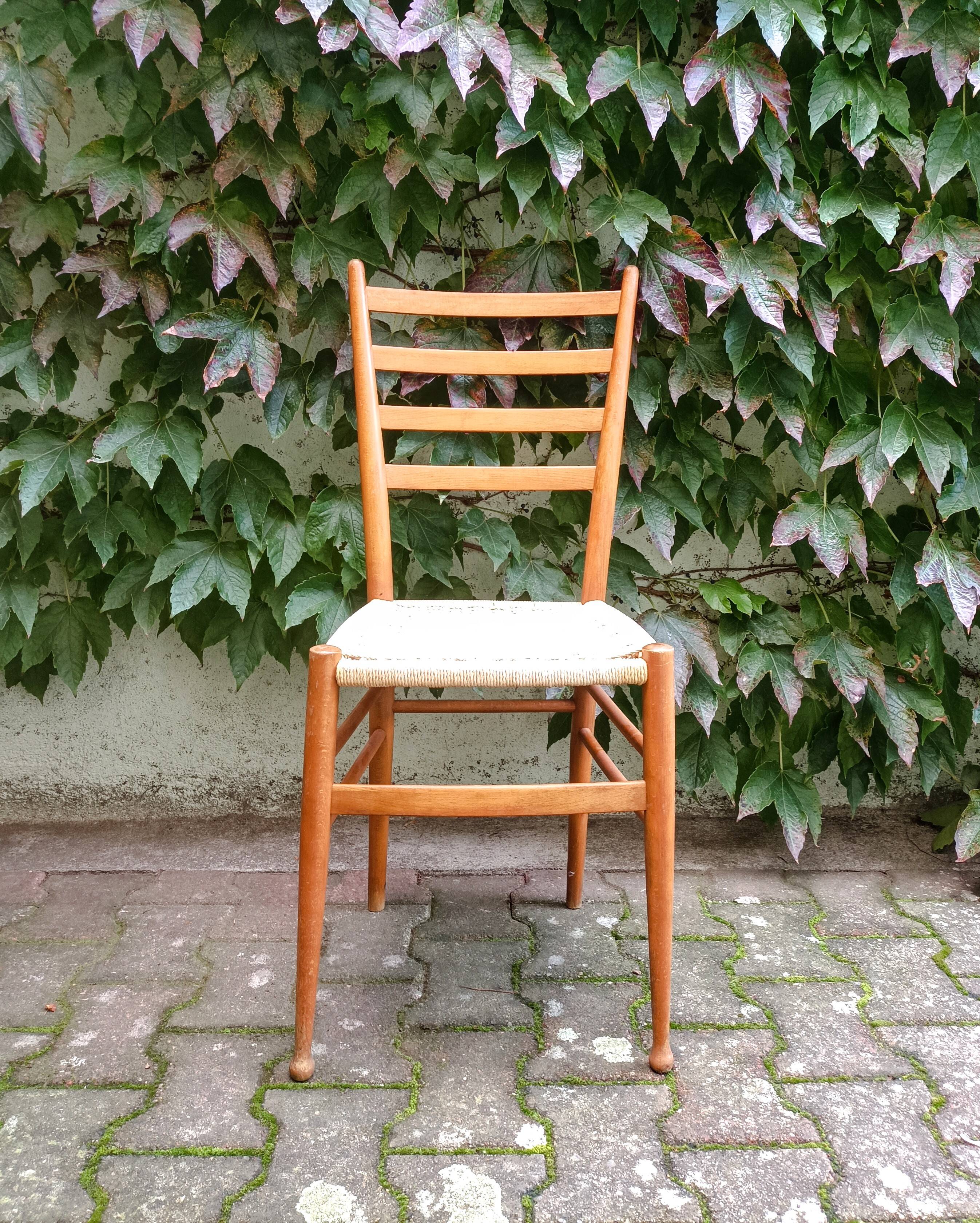 Spinetto rope chairs by Chiavari