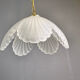 Vintage Italian glass and brass chandelier, 1970s