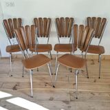 Suite of 6 “Petals” chairs circa 1970