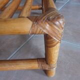 Bamboo luggage rack coffee table