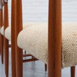 Teak Dining Chairs by H.W. Klein for Bramin 1960s