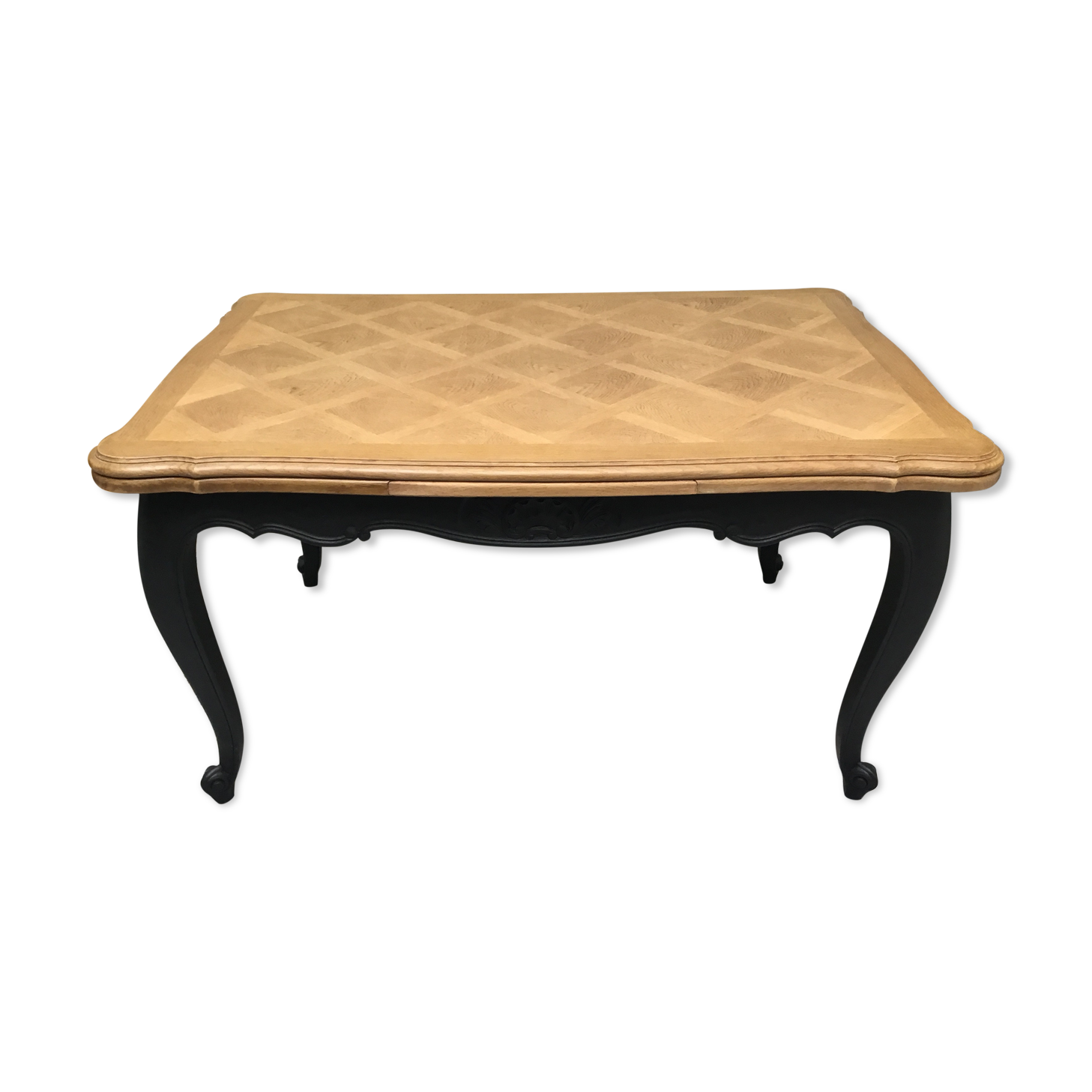 Louis XV style table in oak 1950s/60s
