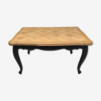 Louis XV style table in oak 1950s/60s