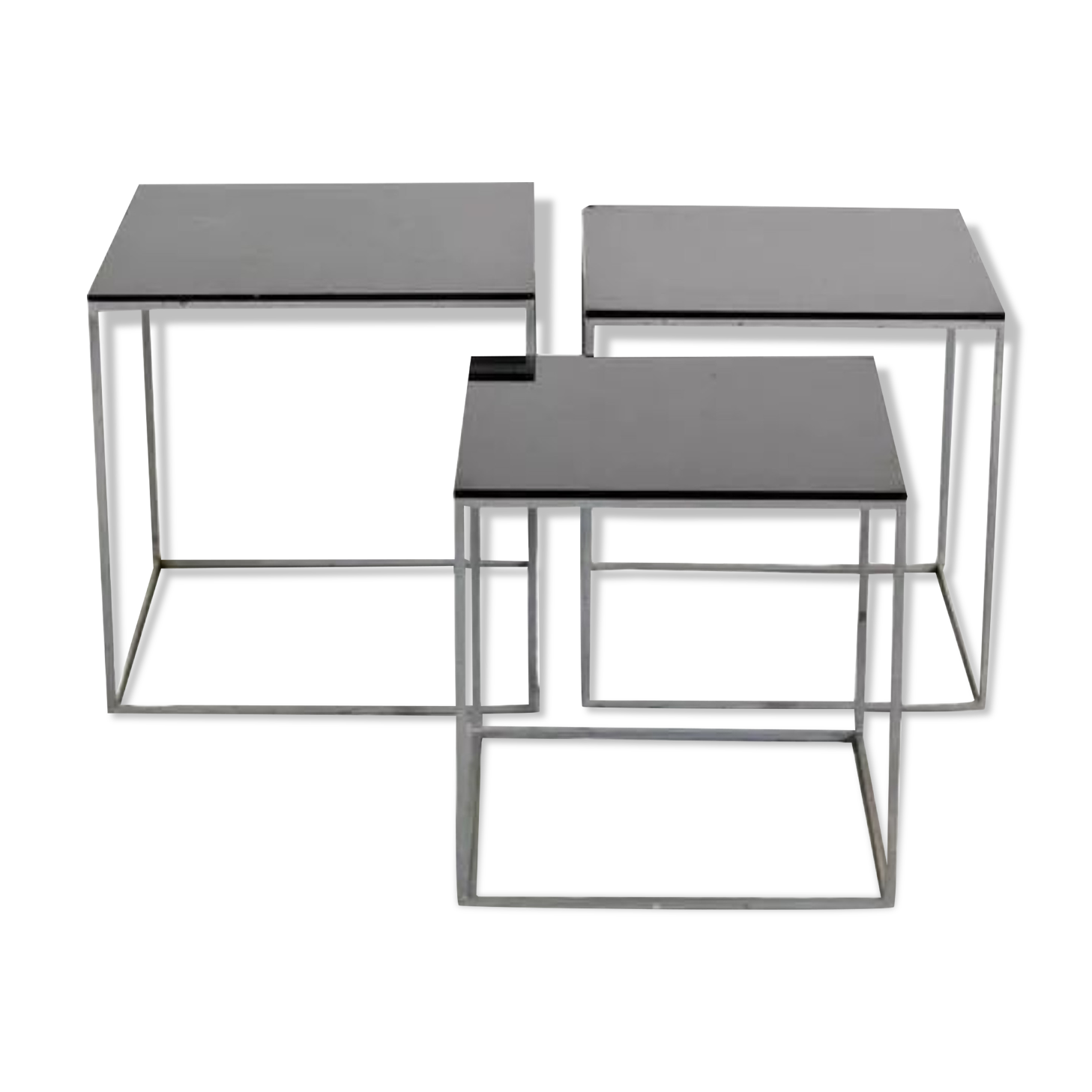 1960s Poul Kjaerholm PK71 Nesting Tables