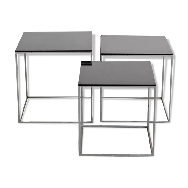 Tables gigognes Poul Kjaerholm PK71 des années 1960