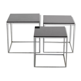 1960s Poul Kjaerholm PK71 Nesting Tables