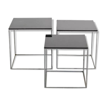 1960s Poul Kjaerholm PK71 Nesting Tables