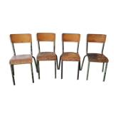 Lot de chaises de type Mullca