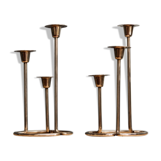 Pair of scandinavian candlesticks