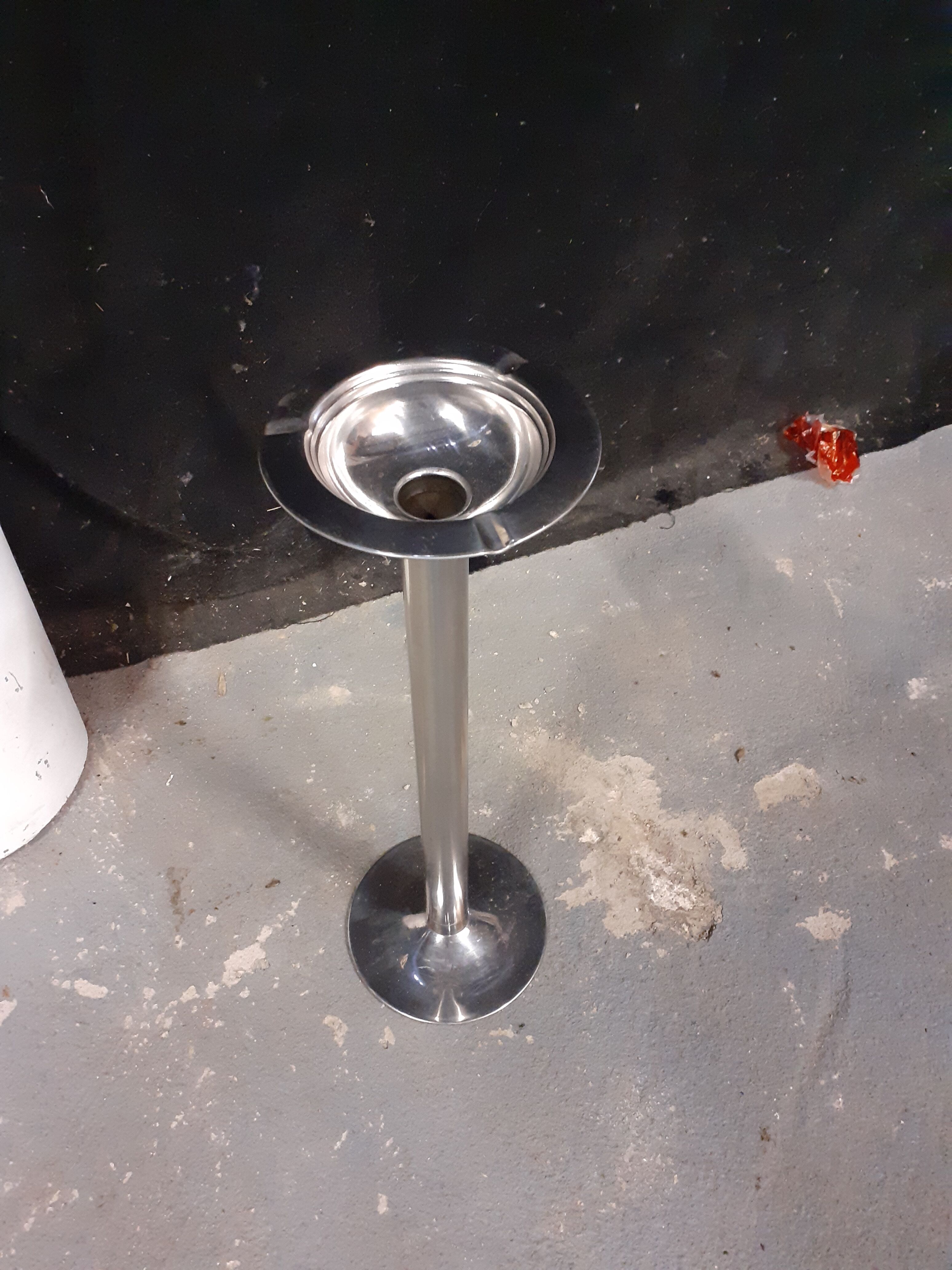 Vintage standing ashtray