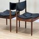 Extendable dining room table and chairs (by Kristian Solmer Vedel)