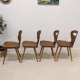 Lot de 4 chaises Fourmi de Baumann