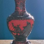 Cinnabar vases