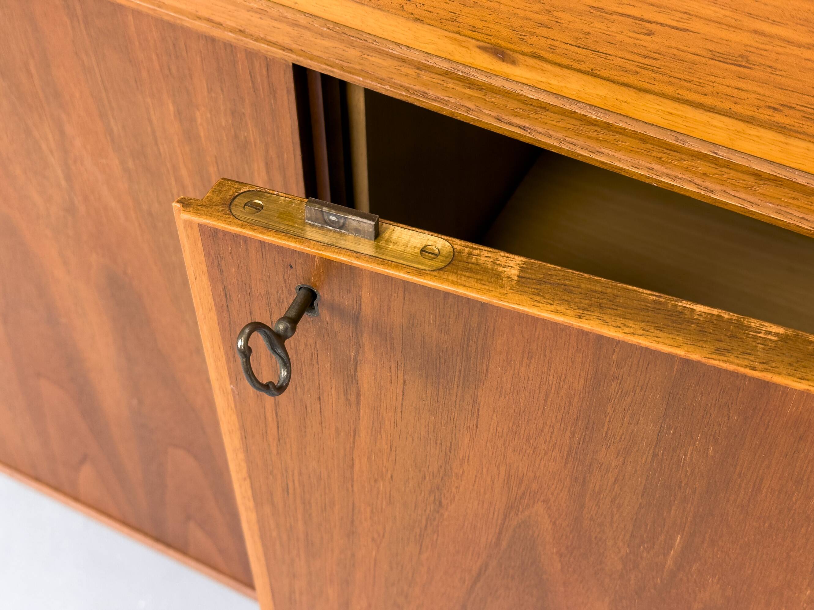 Walnut Sideboard with Drawers by Bertil Fridhagen for Bodafors, 1961