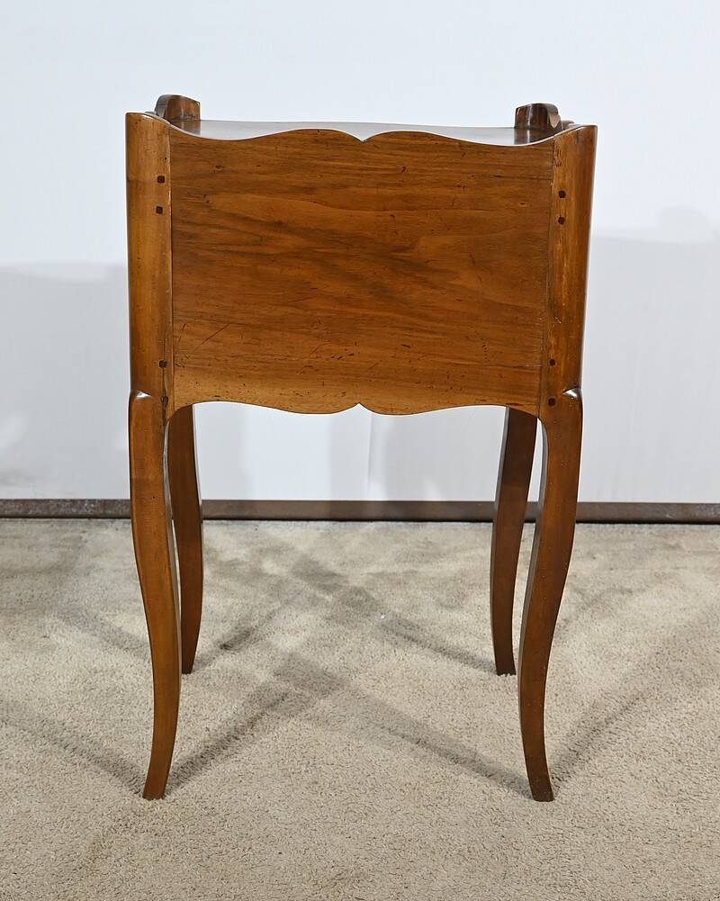 Small Snack Table in Solid Walnut, Louis XV – 18th Century