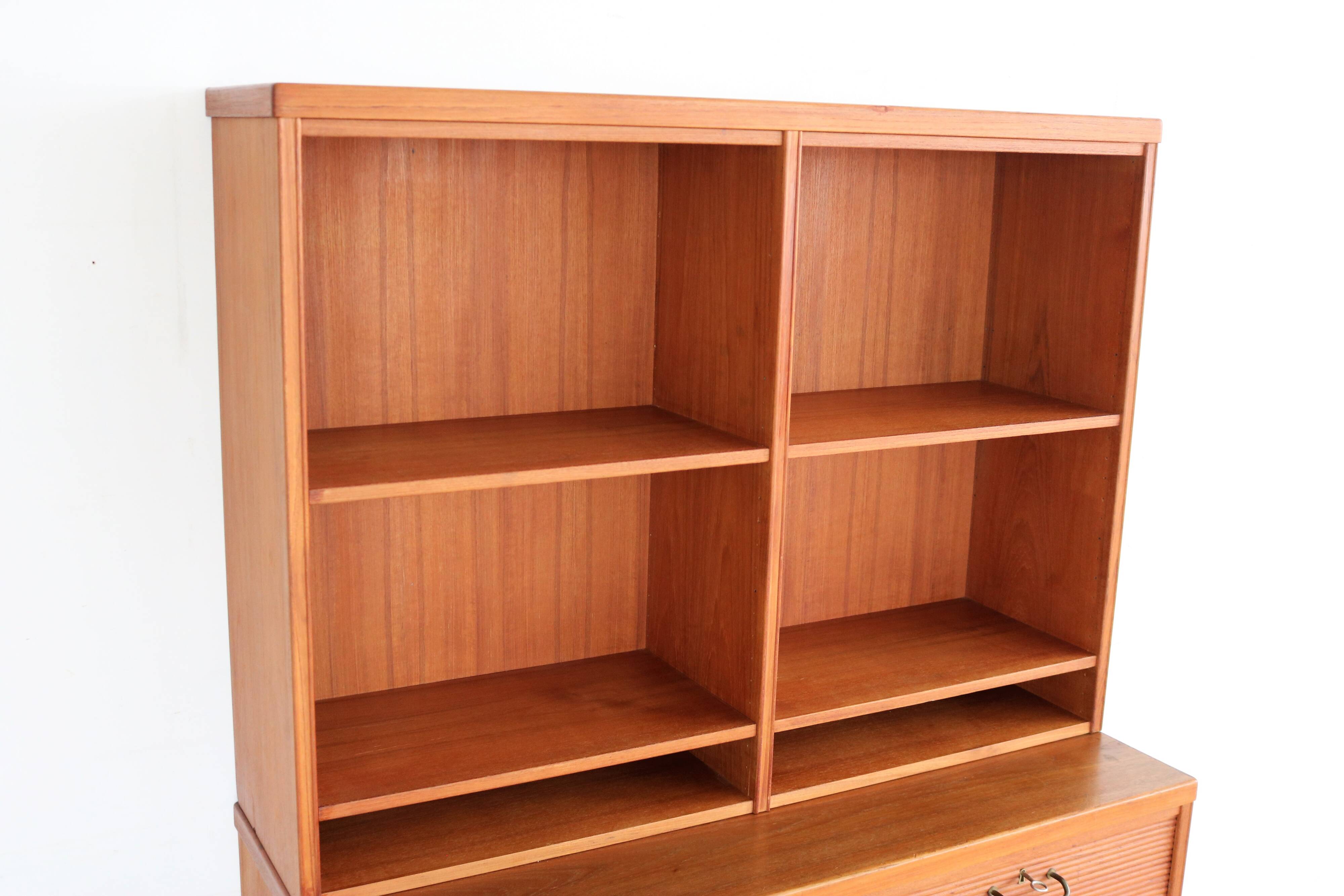 Cabinet de classement en teck vintage de Flexi Mobler