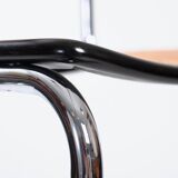Lot de 2 tabourets de bar Bauhaus en osier