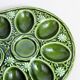 Salt and pepper earthenware egg set