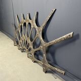 Vintage brutalist wall sculpture, 1970s