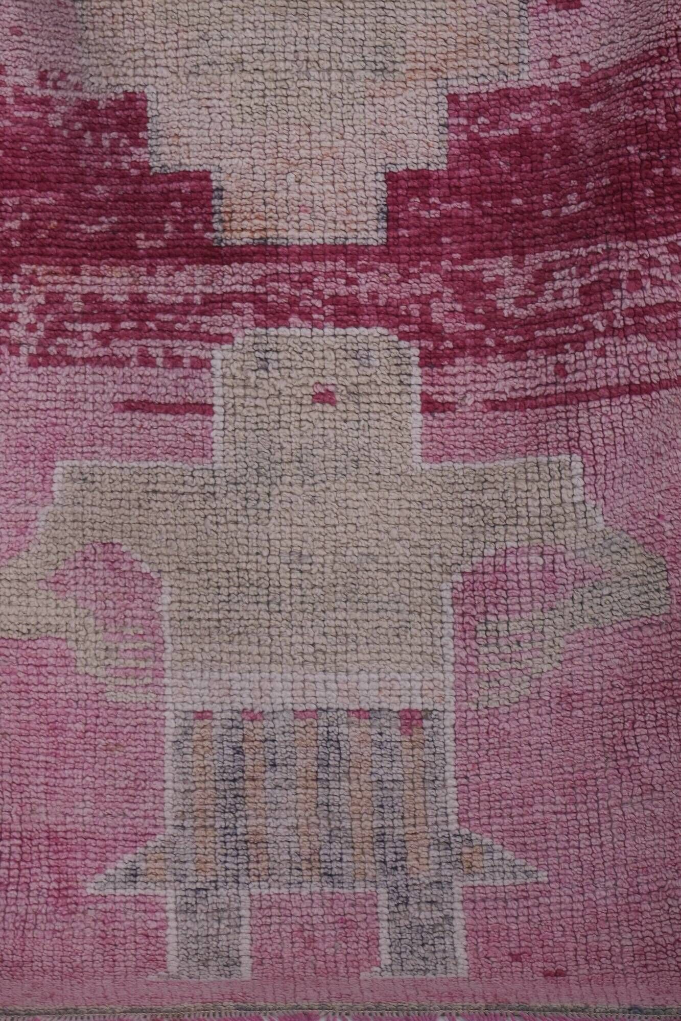 Vintage Turkish hallway rug 91x300 cm