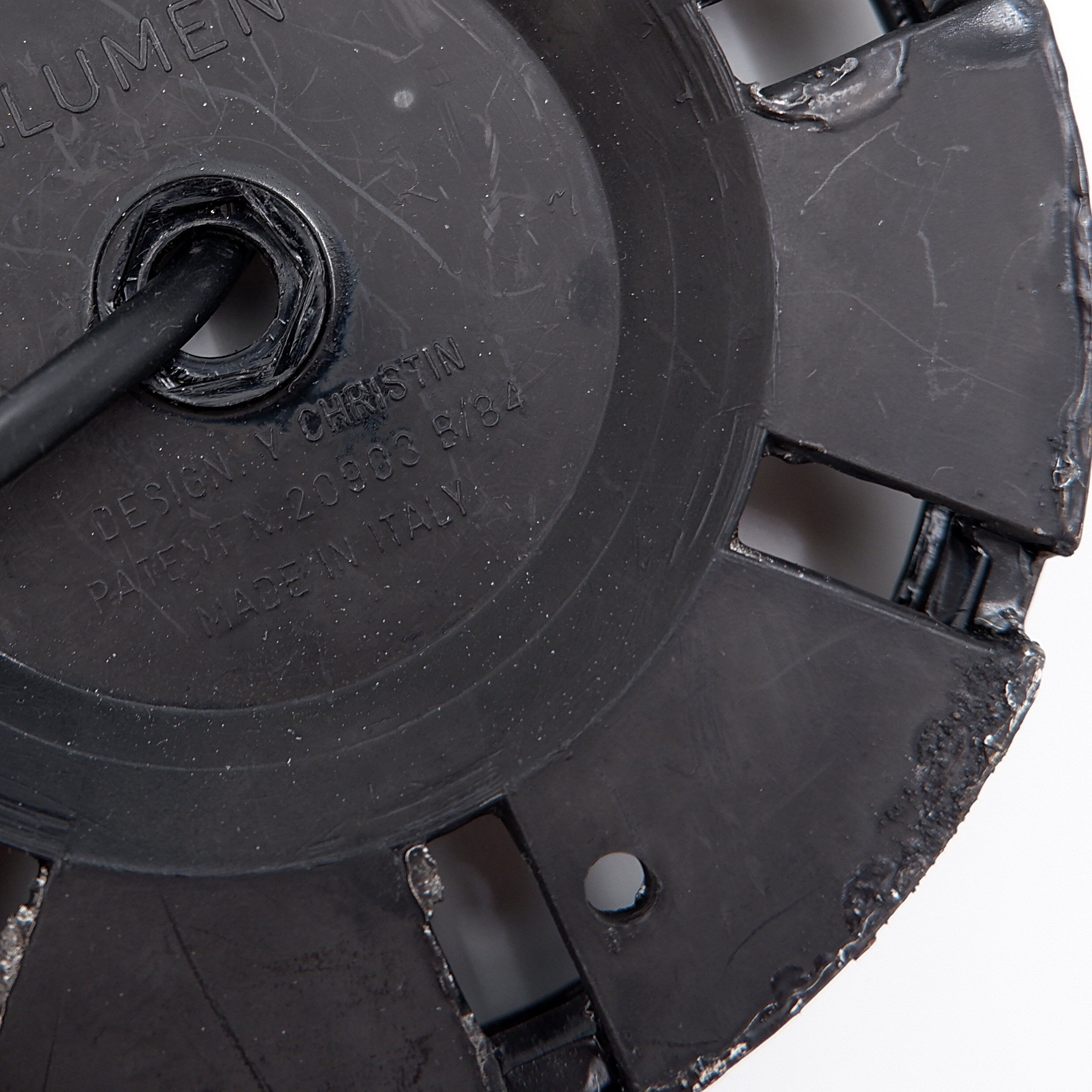 Lampe ballon vintage par Yves Christin pour Bilumen, années 1980