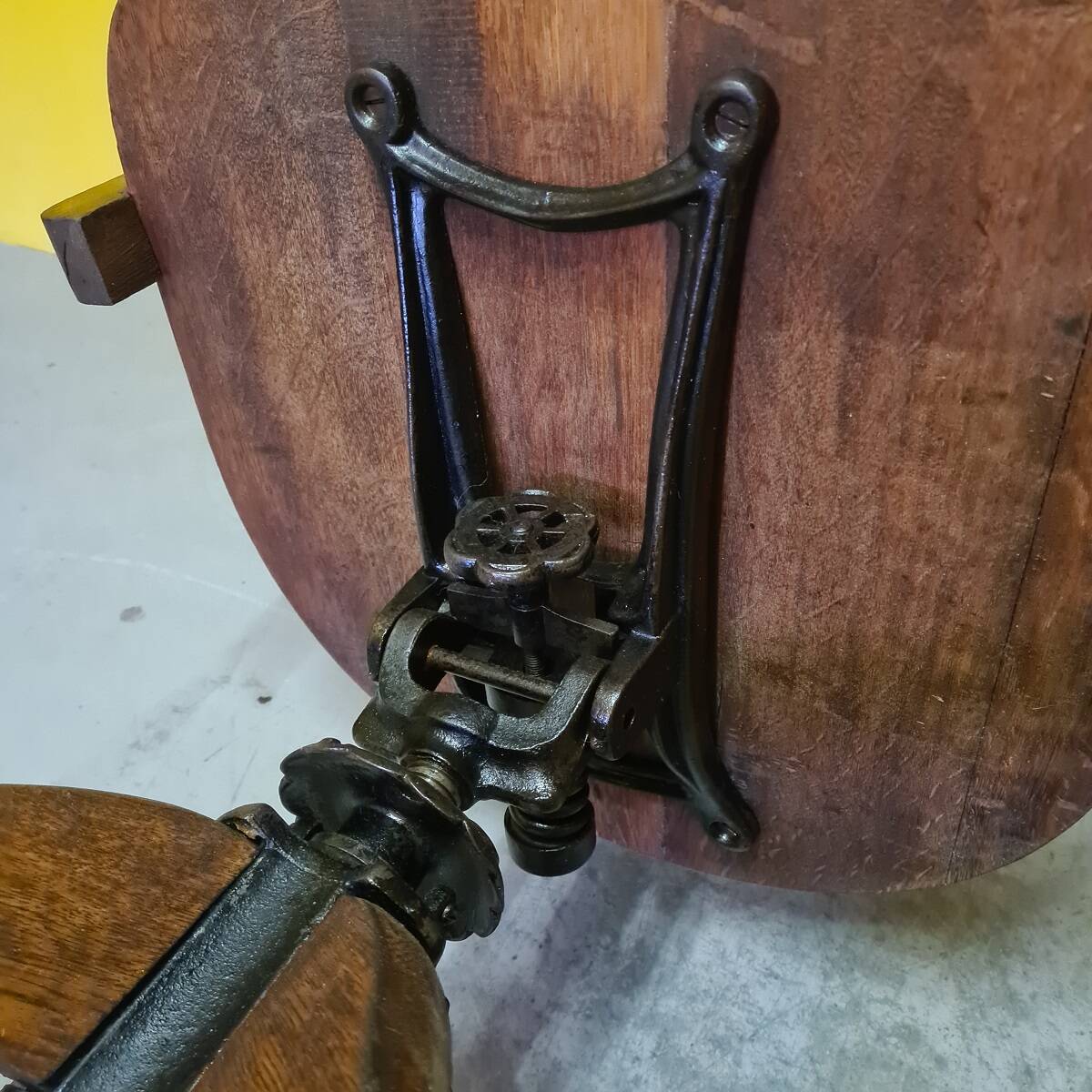French Oak Office Chair From Cosmos Paris Circa 1920/30