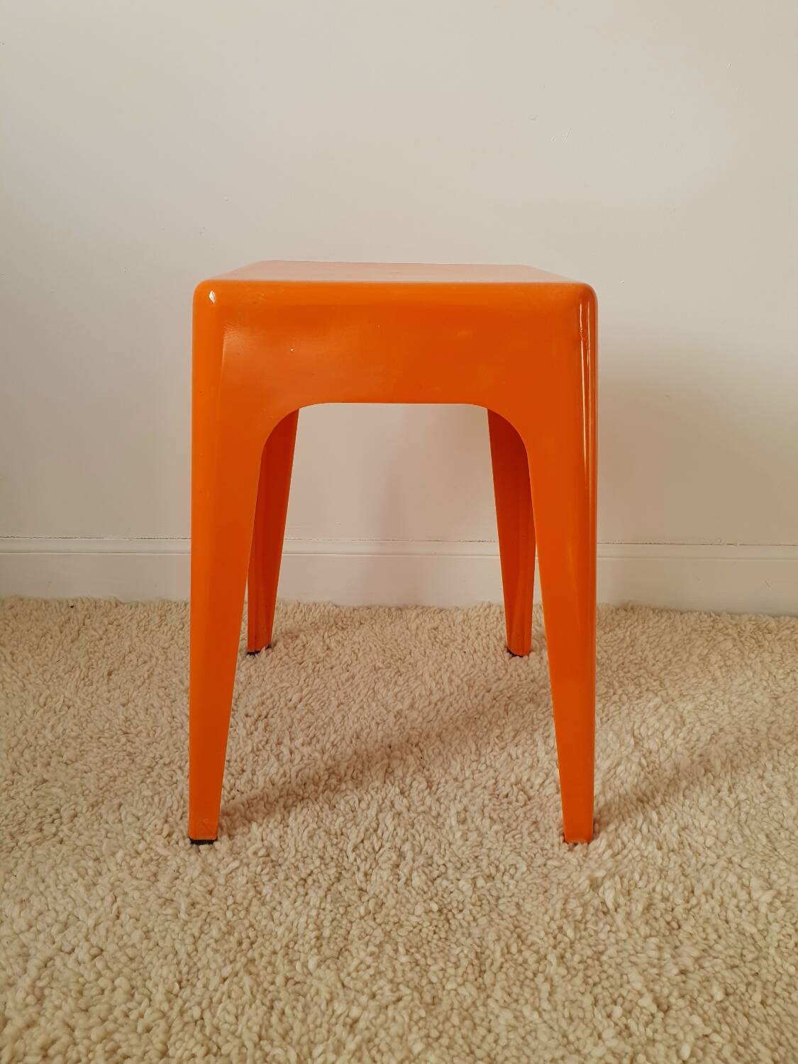 Ami square plastic stool 1960