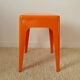 Tabouret carré Ami en plastique 1960