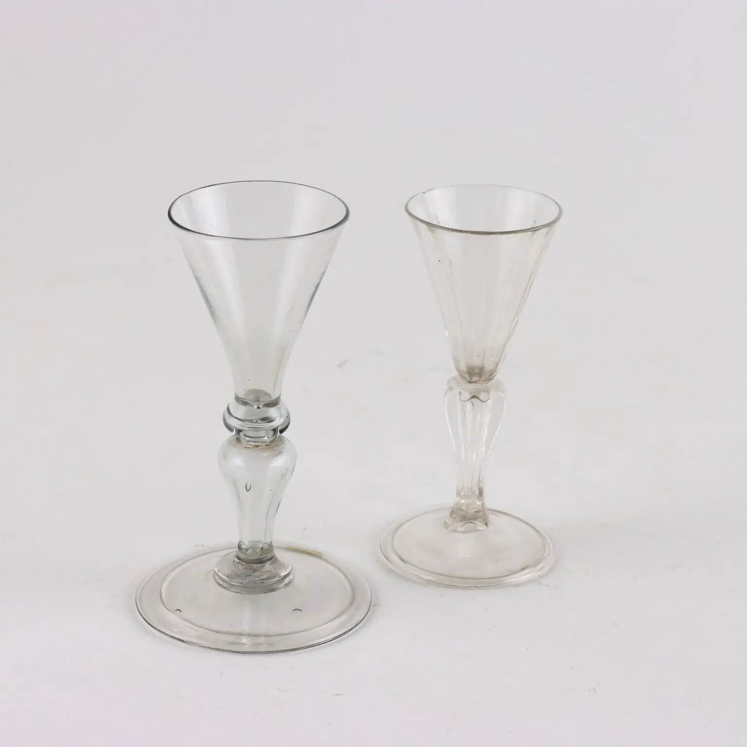 Group of 6 Murano glass glasses, Italy, 18th century