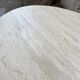 Travertine dining table 1970 Italy Tobia Scarpa