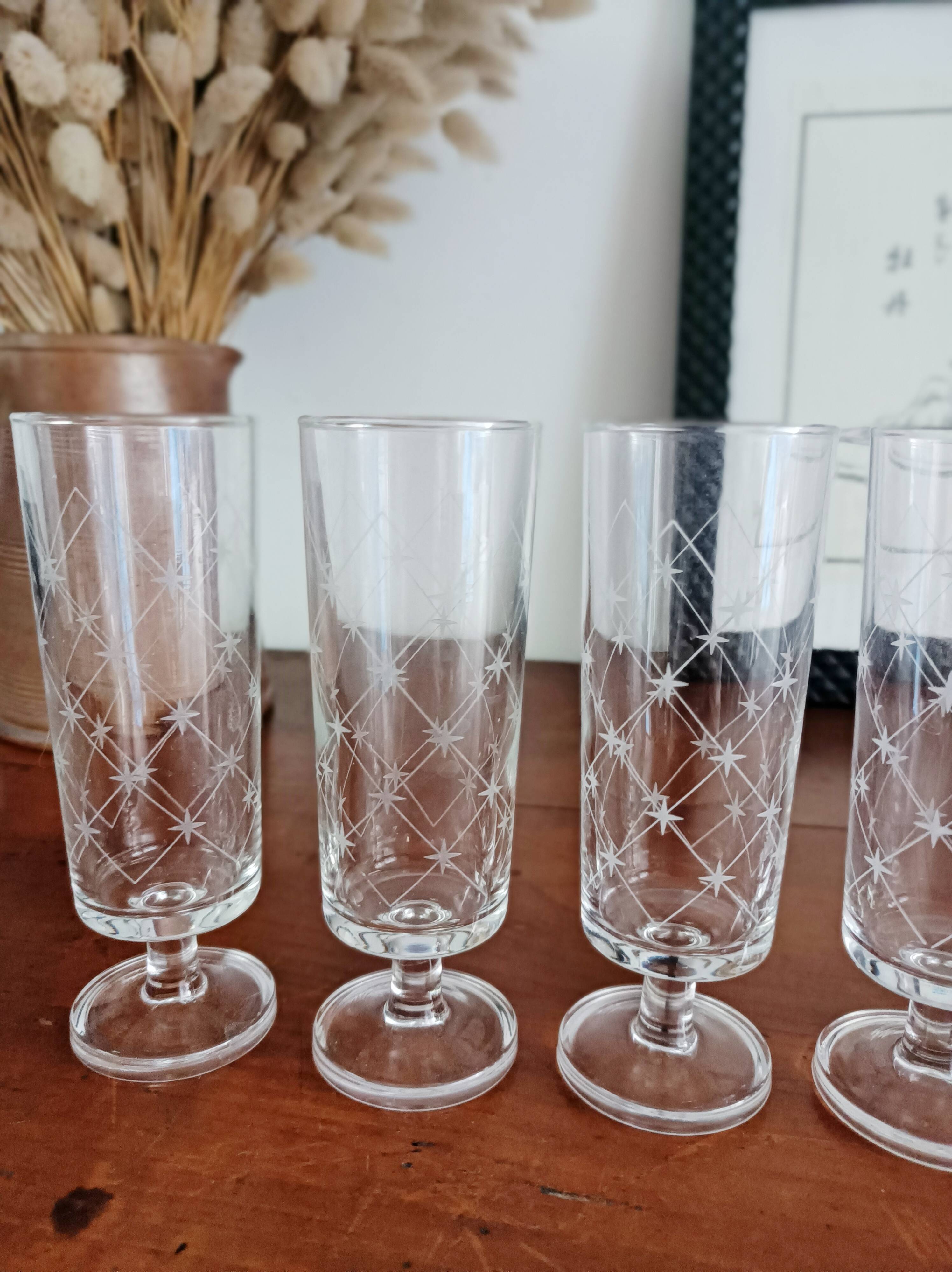 Set of 6 champagne flutes, Luminarc Antarès