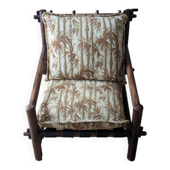 Vintage bohemian chic armchair