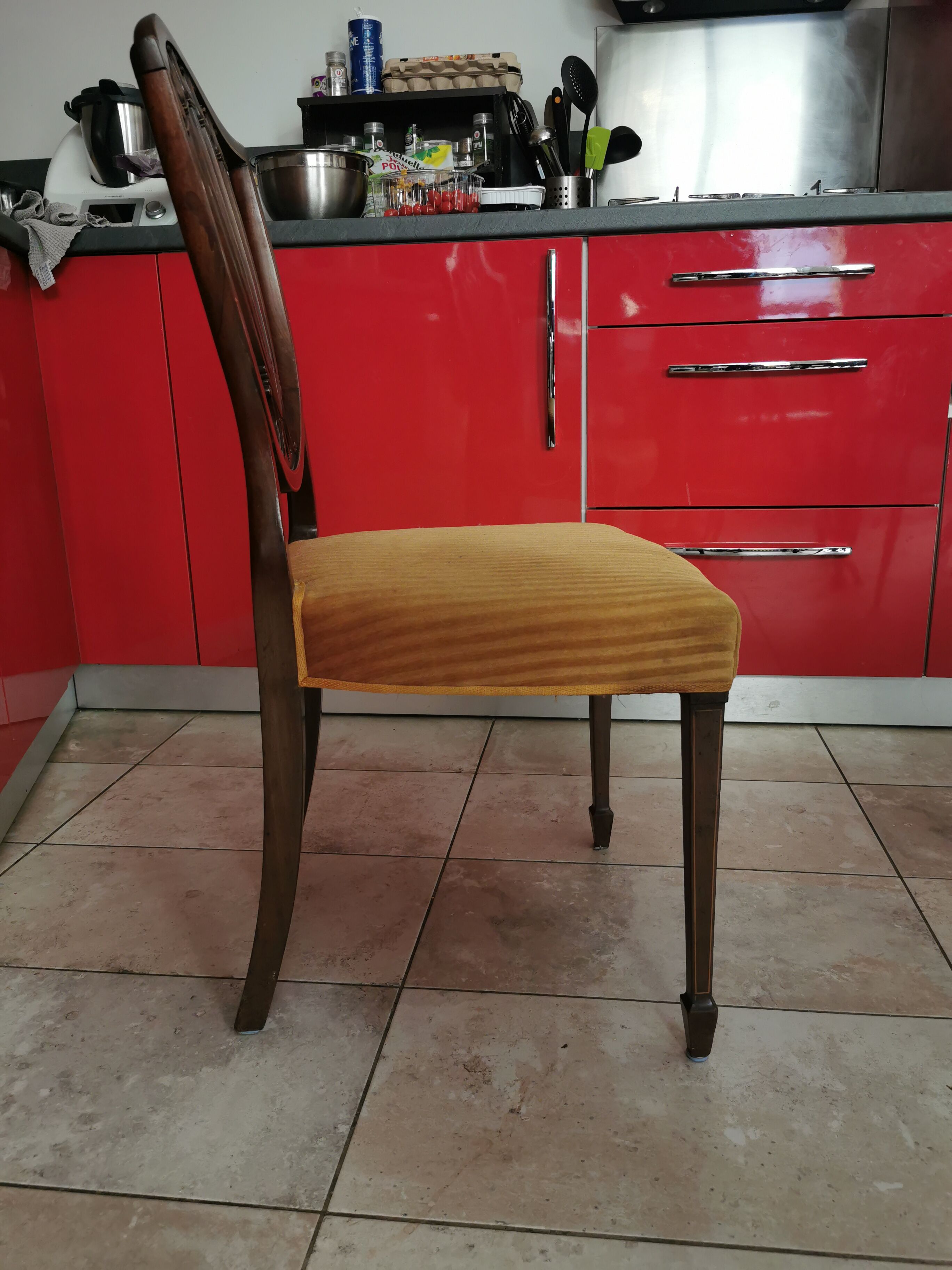 Rare, Victorian chairs nineteenth century. Vintage English hepplewhite chairs