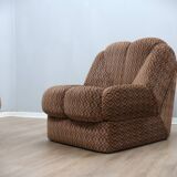 Canapé modulaire italien vintage inspiré des fleurs, années 1970