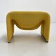 Fauteuil Jaune F598 Groovy de Pierre Paulin pour Artifort, 1970