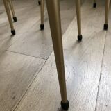 Lot de 4 tabourets de bar Vintage italien année 50-60 style mid-century