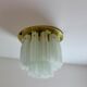 Star recessed plastered plastered in brass and frosted glass Glash-tte Limburg