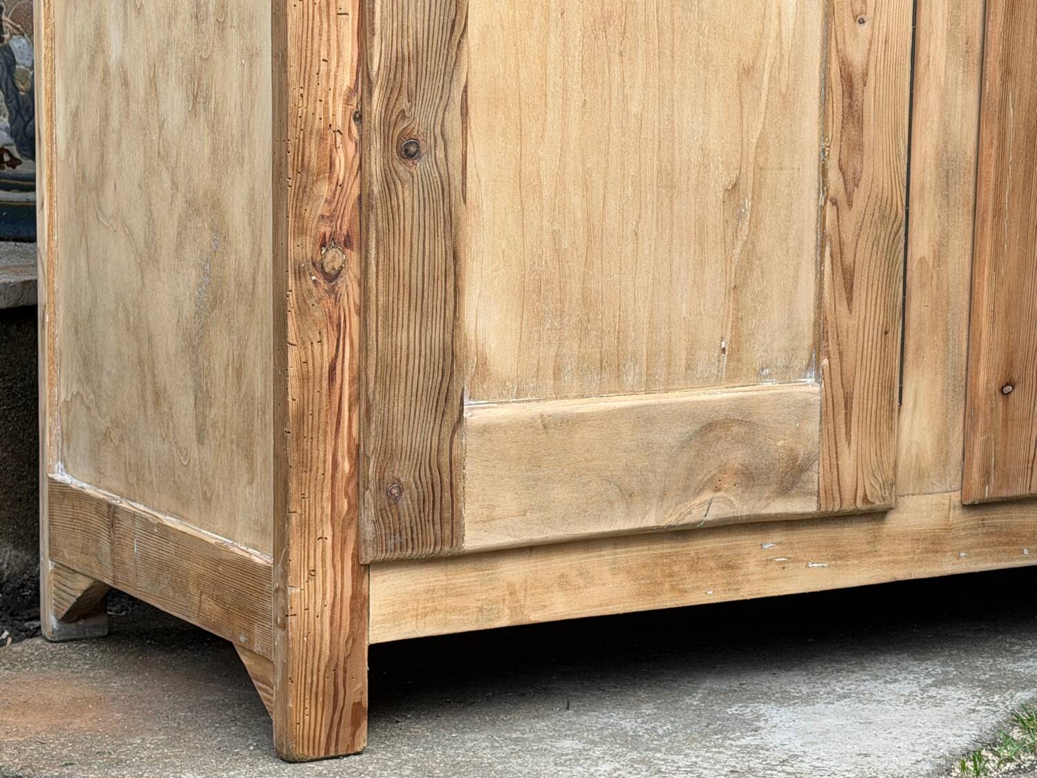 Vintage wooden wardrobe from 1940.