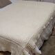 Antique crochet bed cover, 210x120cm, handmade